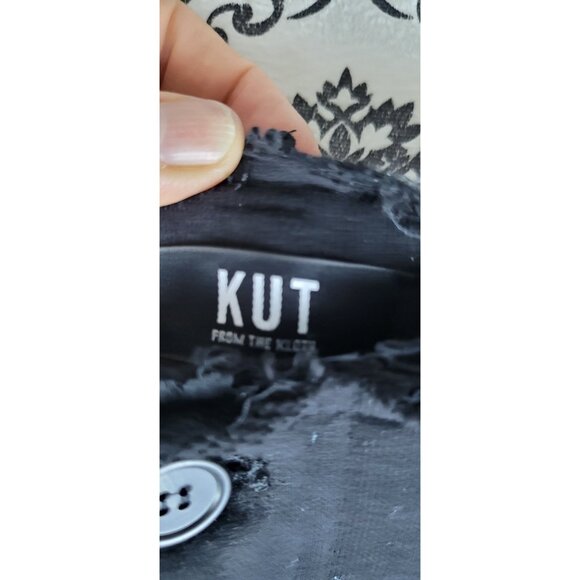 NEW Kut From Womens High Rise Wide Leg Sweatpants Black Size 30" - Picture 5 of 13